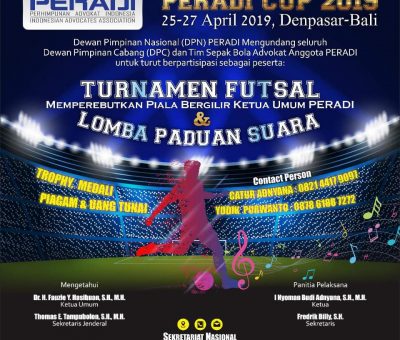 DPC Peradi Kendal mengikuti PERADI CUP 2019 di BALI